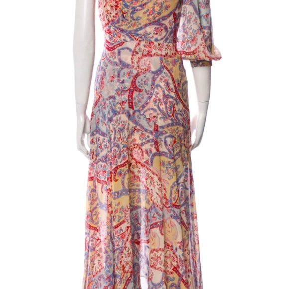 Veronica Beard Silk One Shoulder Dress - Picture 3 of 7